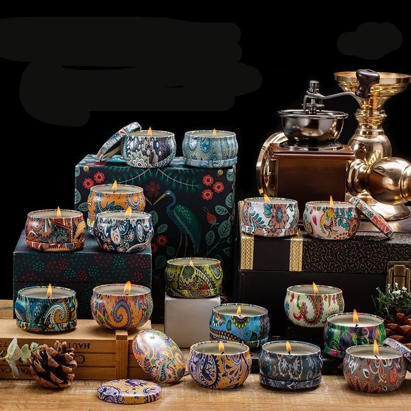 Dried Flower Soy Candle Gift Set